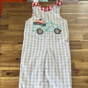 Shrimp n’ Grits Kids Boys Reversible Longall- Fall Truck / Santa